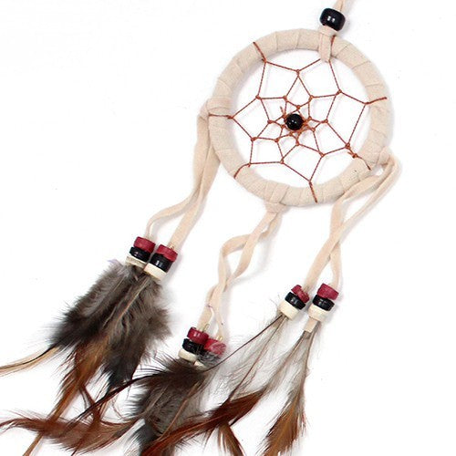 Bali Dreamcatcher - Small Round - Available in Cream, Coffee & Chocolate