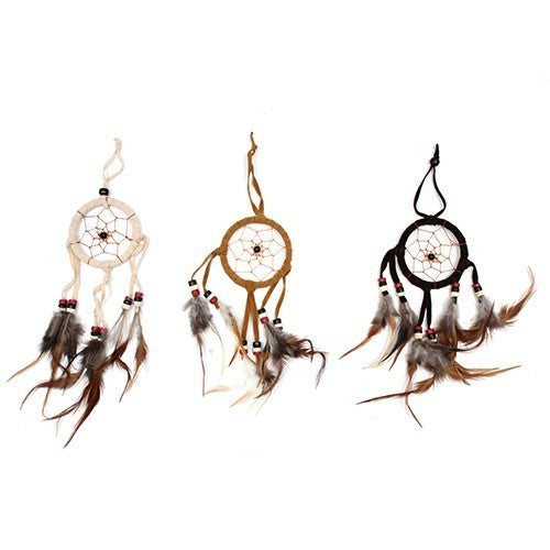 Bali Dreamcatcher - Small Round - Available in Cream, Coffee & Chocolate