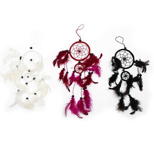 Bali Dreamcatcher - Medium Round - Available in Black, White & Red