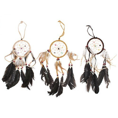 Bali Dreamcatcher- Medium Round - Available in Cream, Coffee & Chocolate