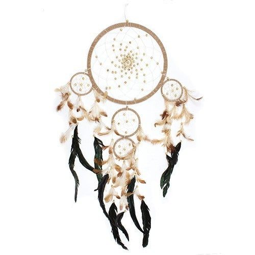 Bali Dreamcatcher - Large Round - Available in Cream, Coffee & Chocolate