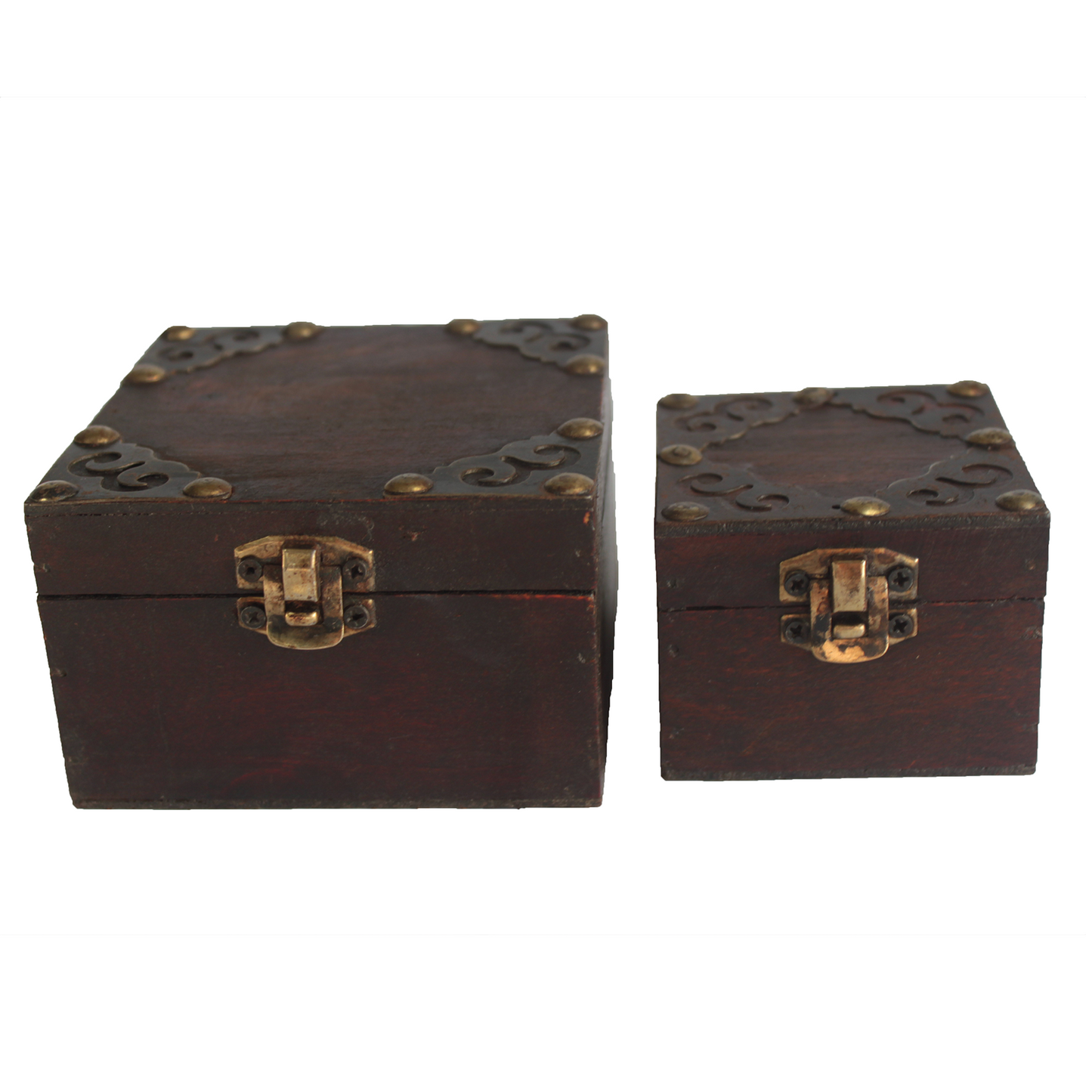 Set of 2 Gothic Square Boxes