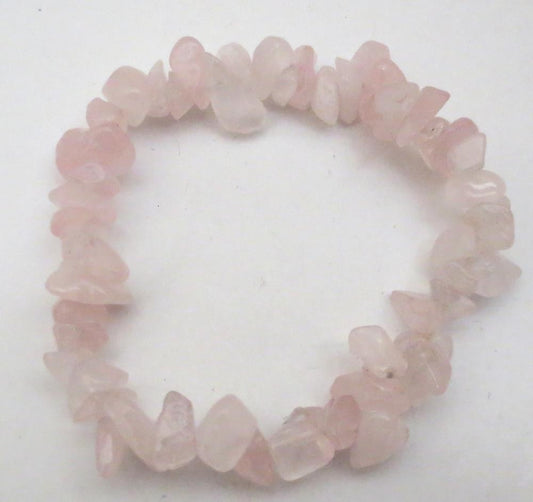 Chipstone Bracelet - Rose Quartz