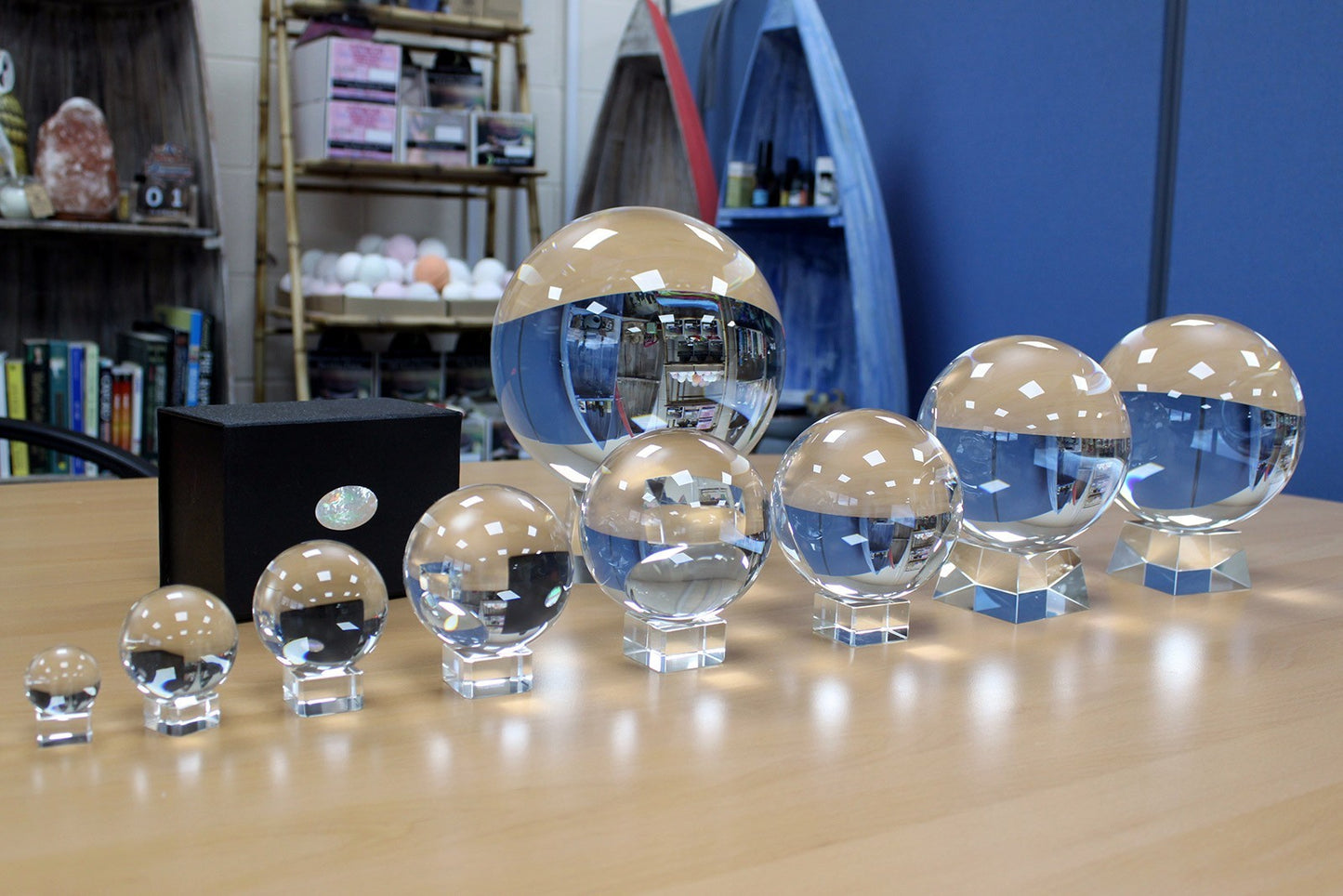 Crystal Ball on Stand 150mm