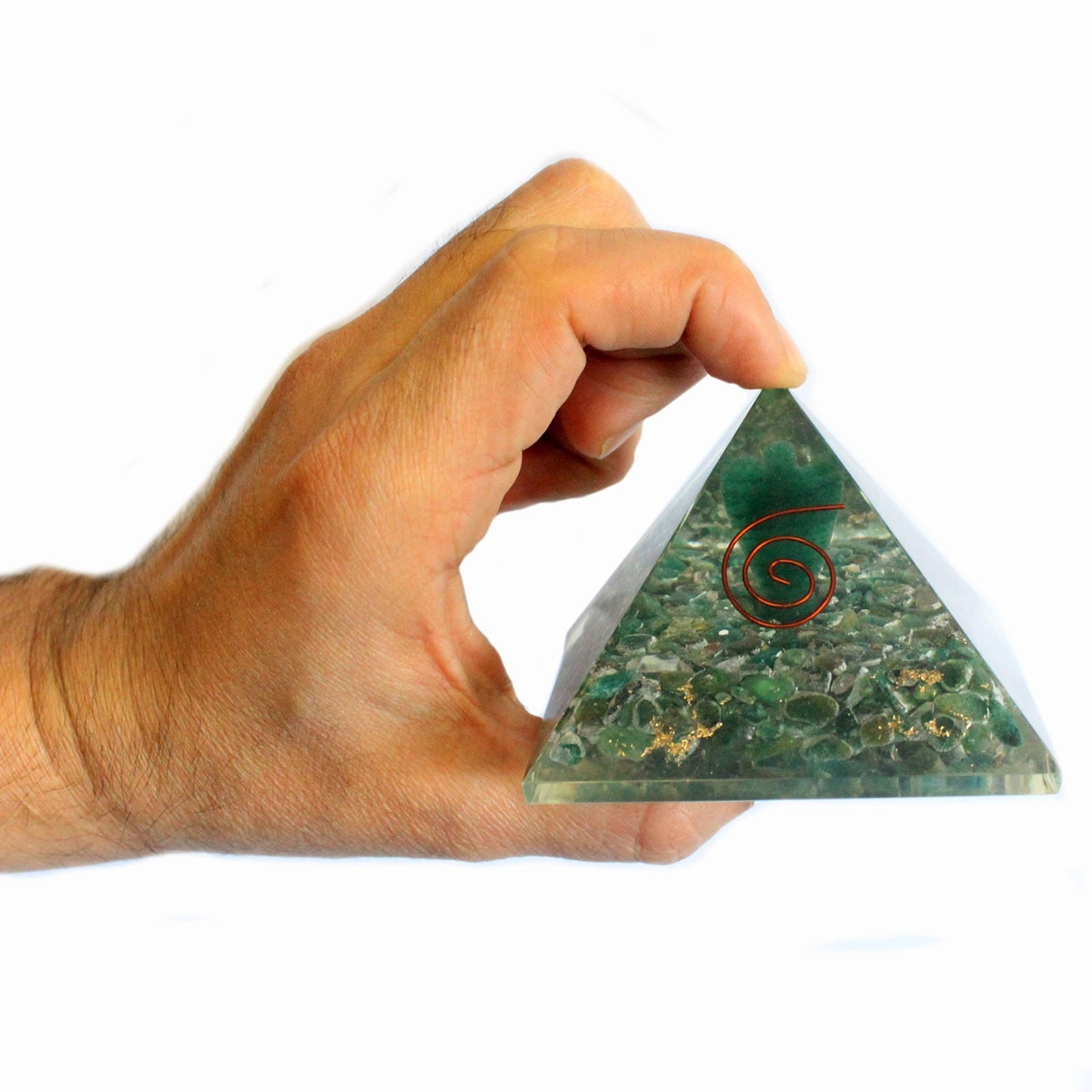 Lrg Orgonite Pyramid 70mm - Angel