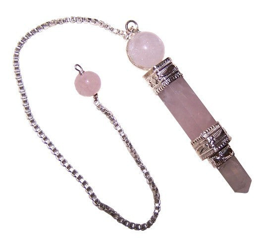 Three Piece Pendulum - Rose Quartz