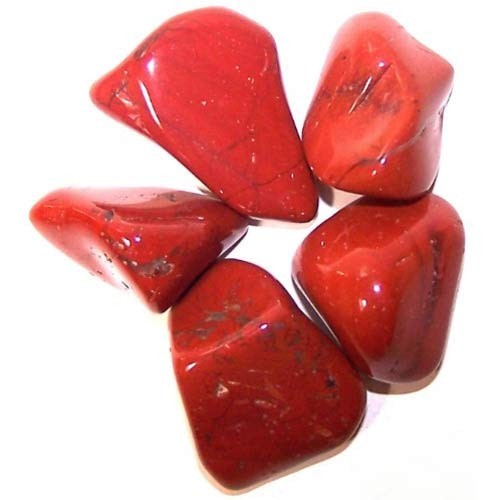 Pack of 24 L Tumble Stone - Jasper - Red