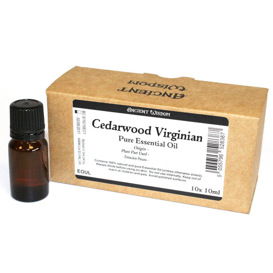 10x 10ml Cedarwood Virginian Essential Oil Customisable