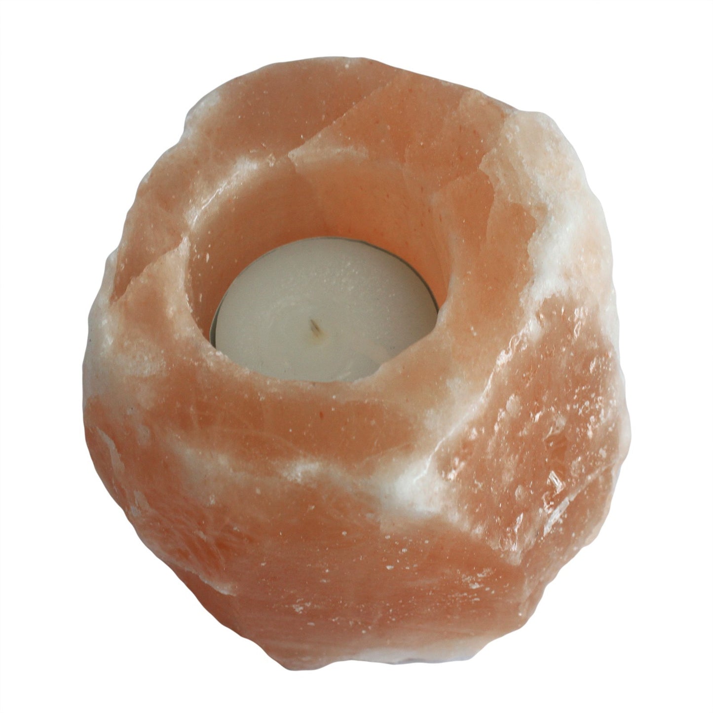 Natural Salt Candle Holder