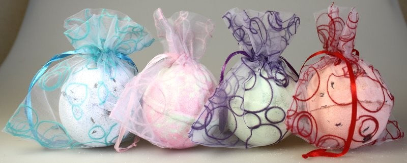 Bubble Organza Bag - Baby Blue