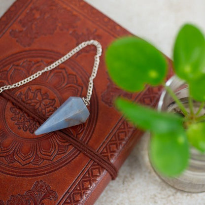 Angelite Pendulum (Faceted)