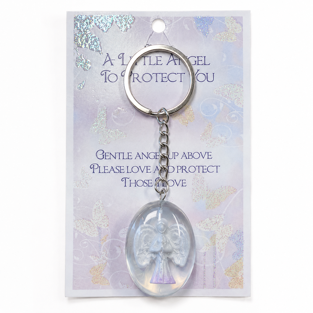 A Little Angel to Protect you Keyring