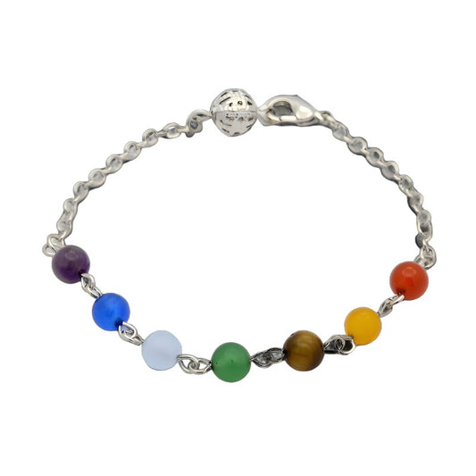 Chakra Ball Bracelet Chain