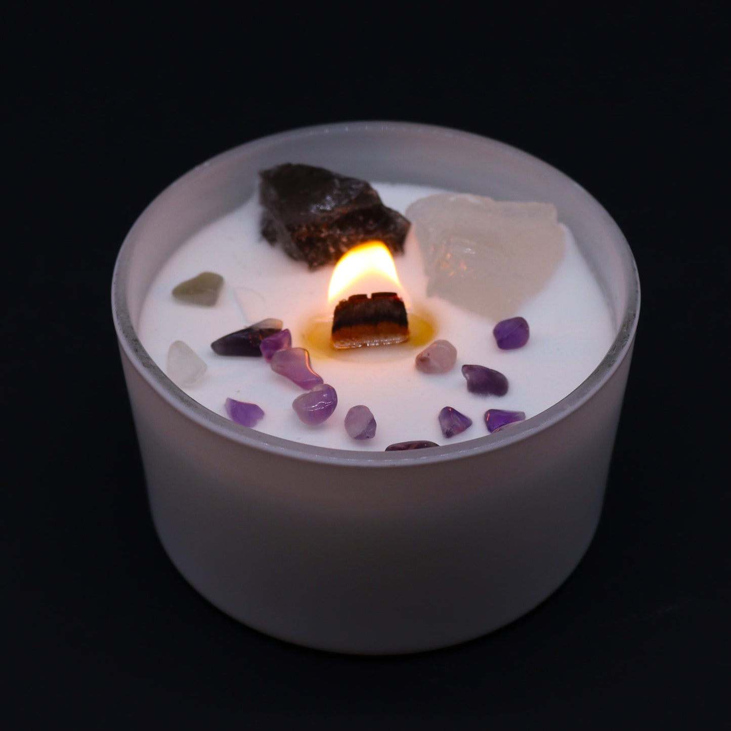 Chakra Crystal Candle - Crown Chakra