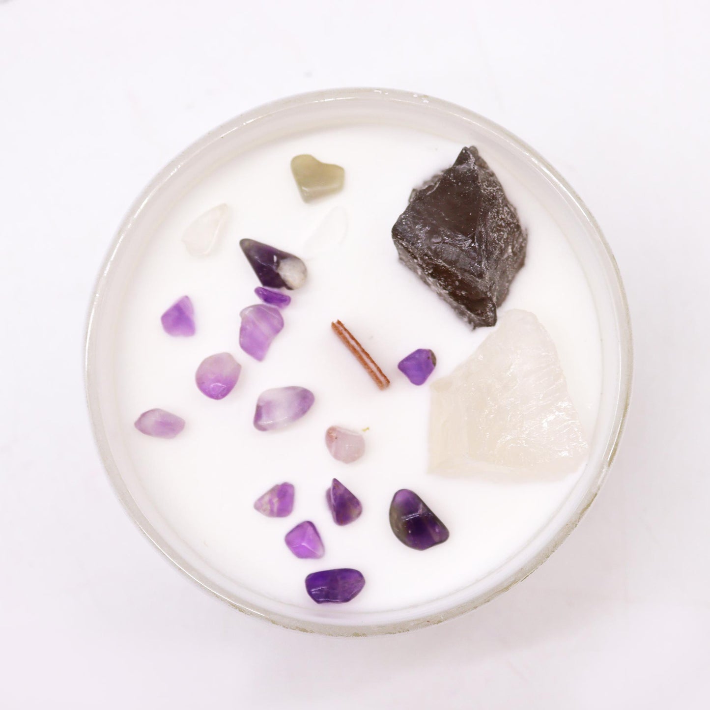 Chakra Crystal Candle - Crown Chakra