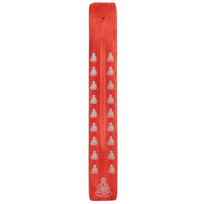 Wooden Incense Ash Catcher - Red