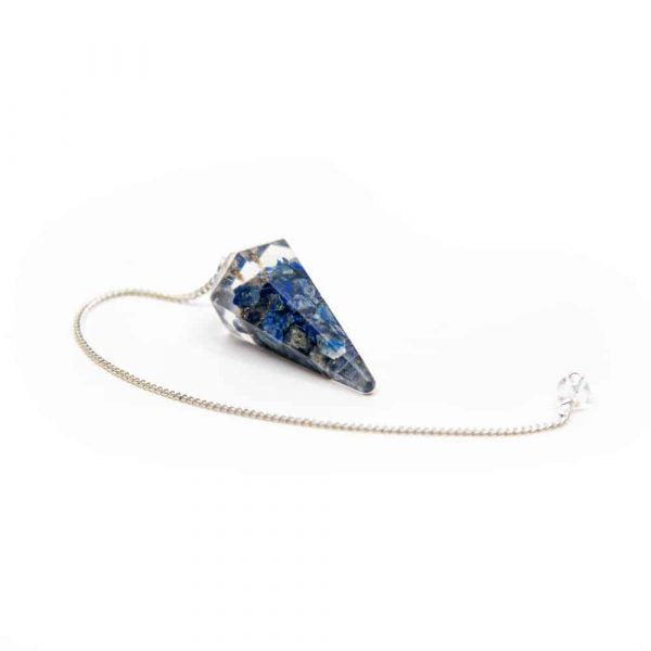 Lapis Gemstone Orgonite Pendulum