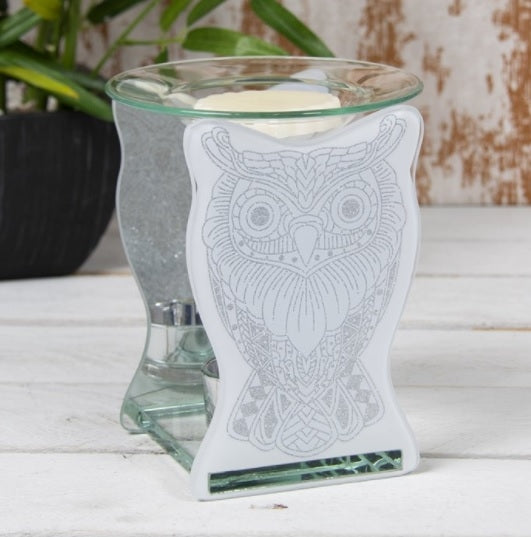 Owl Shaped Glass Oil Burner