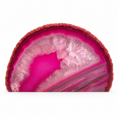 Pink Agate Geode – Approx. 10cm