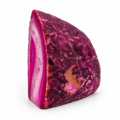 Pink Agate Geode – Approx. 10cm