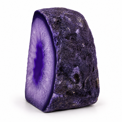 Purple Agate Geode – Approx. 9.5cm