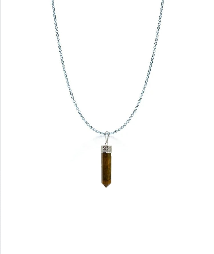 Tigers Eye Point Pendant