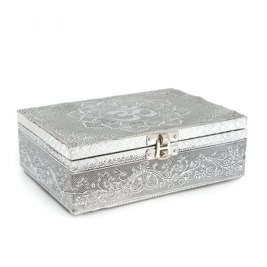 OM Styled Oracle Card Box (Silver)