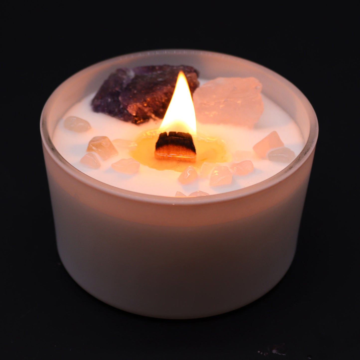 Chakra Crystal Candle - Third Eye Chakra