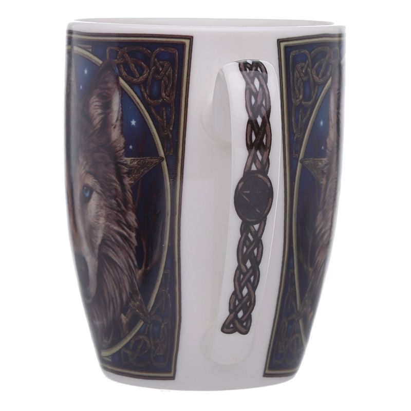 Wolf Head Porcelain Mug