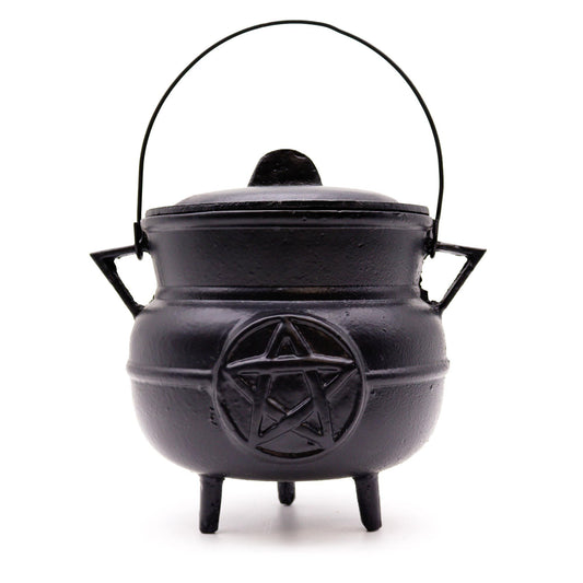 Extra Large Cast Iron Cauldron with Pentagon 21x15cm