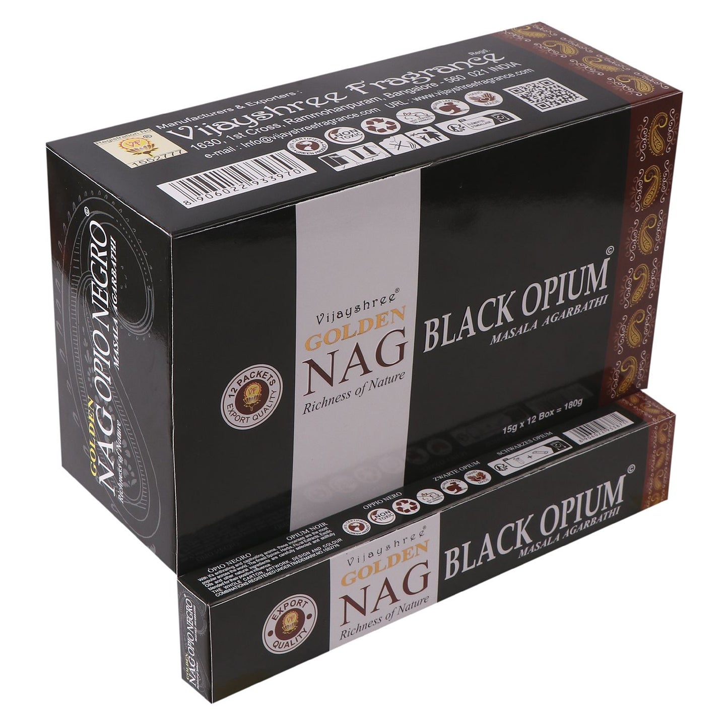 Golden Nag Incense Sticks - Black Opium