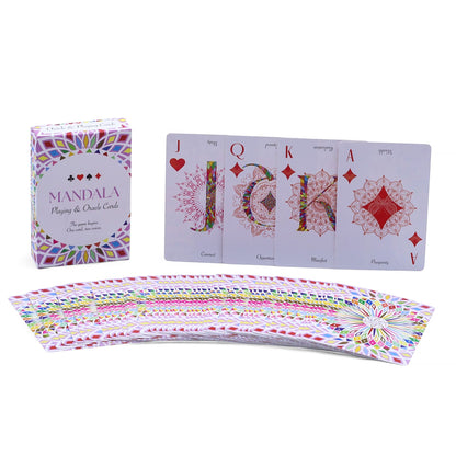 Mandala Playing & Oracle Cards – Kaleidoscope Symmetry