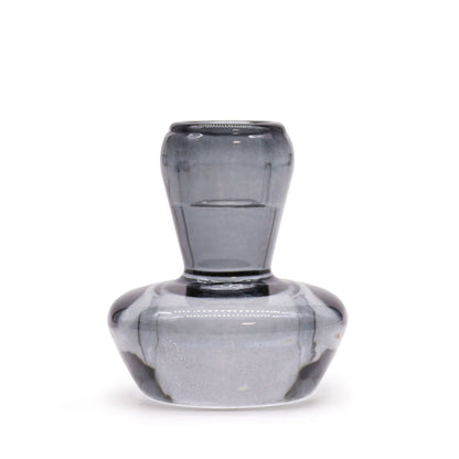 Set of 2 Mushroom Flip Dinner Candle / Tealight Holder - Midnight Grey