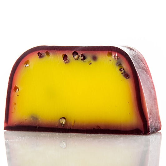 Handmade Passion Fruit Soap Slice