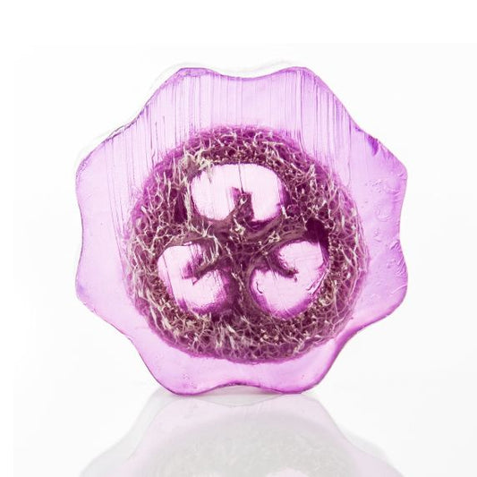 Loofah Soap Slice 100g - Lavender