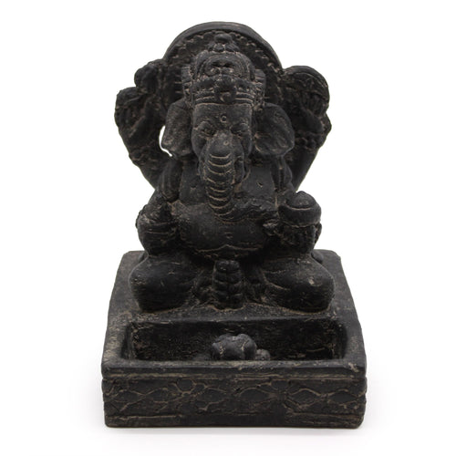 Ganesh Fengshui Incense Burner (black antique)