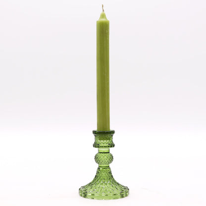 Set of 2 Vintage Dinner Candle Holder - Garden Jade