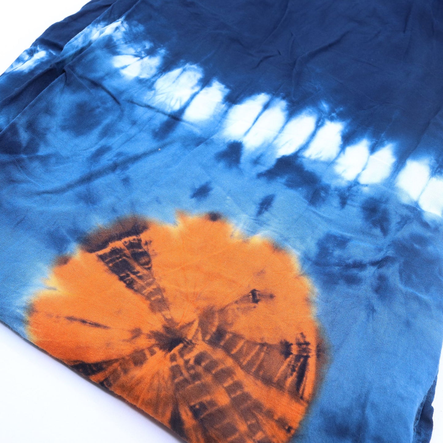 Japanese Style Lounge Pants - Teal & Orange - L