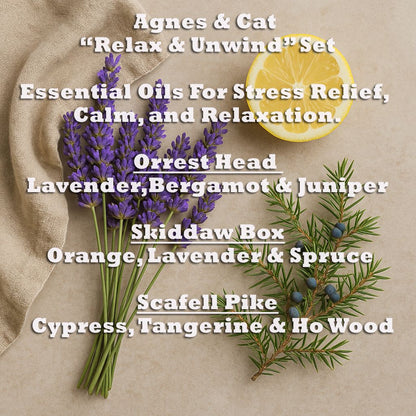 Agnes & Cat - Relax & Unwind Set Of 3 Essential Oil Blends