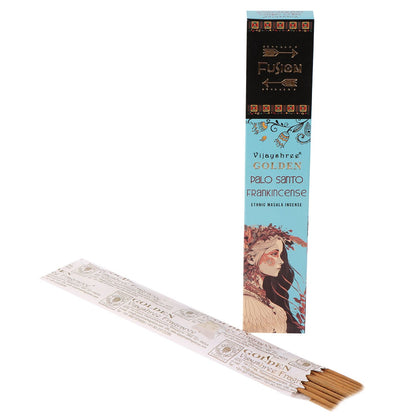 Golden Palo Santo and Frankincense Incense Sticks