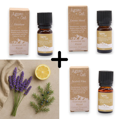 Agnes & Cat - Relax & Unwind Set Of 3 Essential Oil Blends