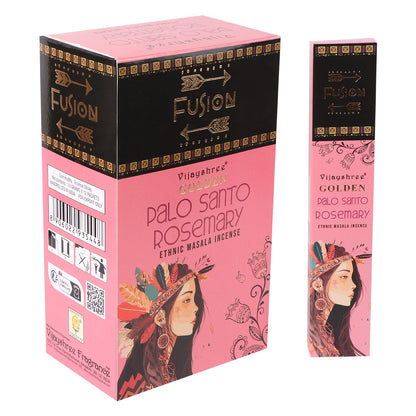 Golden Palo Santo and Rosemary Incense Sticks