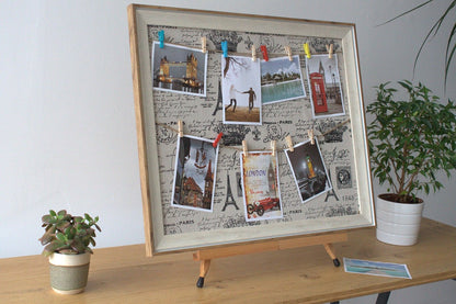 Large DIY Peg Photo Frames - Paris