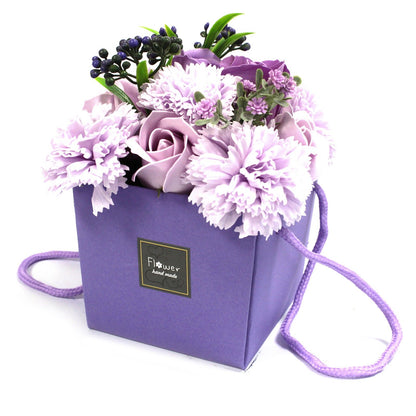 Soap Flower Bouqet - Lavender Rose & Carnation - SPECIAL