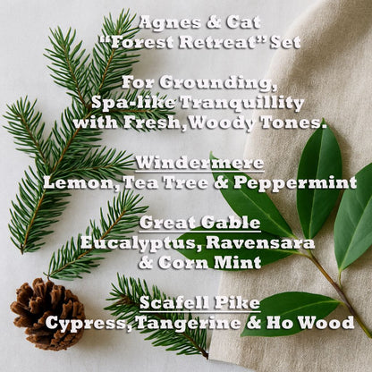 Agnes & Cat - Forest Retreat Set Of 3 Essential Oil Blends