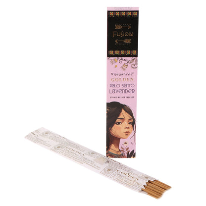 Golden Palo Santo and Lavender Incense Sticks