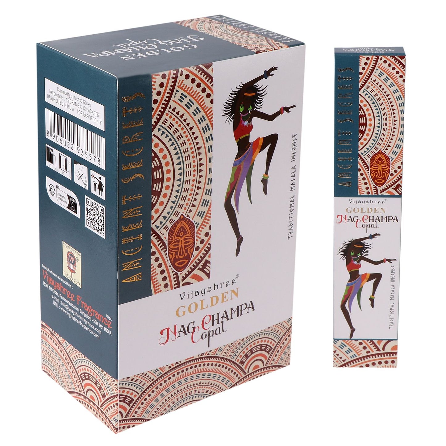 Golden Copal and Nag Champa Incense Sticks