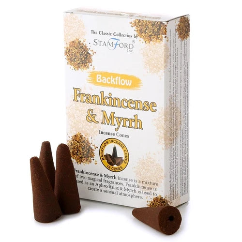 Frankincense & Myrrh Backflow Incense Cones