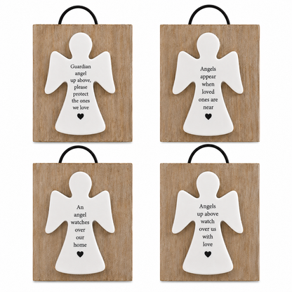 Guardian Angel Hanging Plaque (6cm)