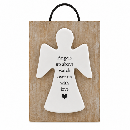Guardian Angel Hanging Plaque (6cm)